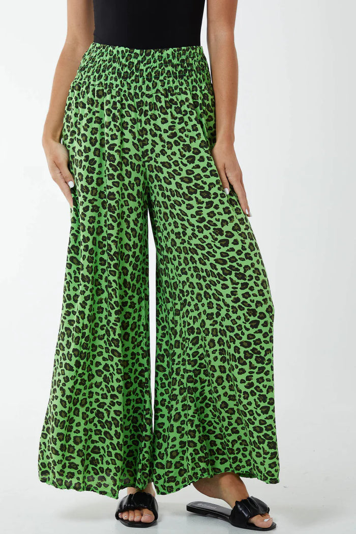 Leopard Print Trousers