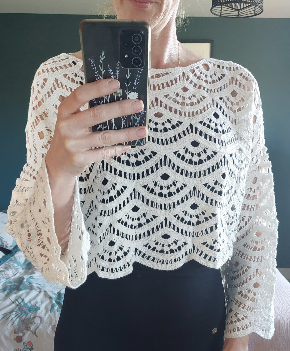 Cropped Crochet Top