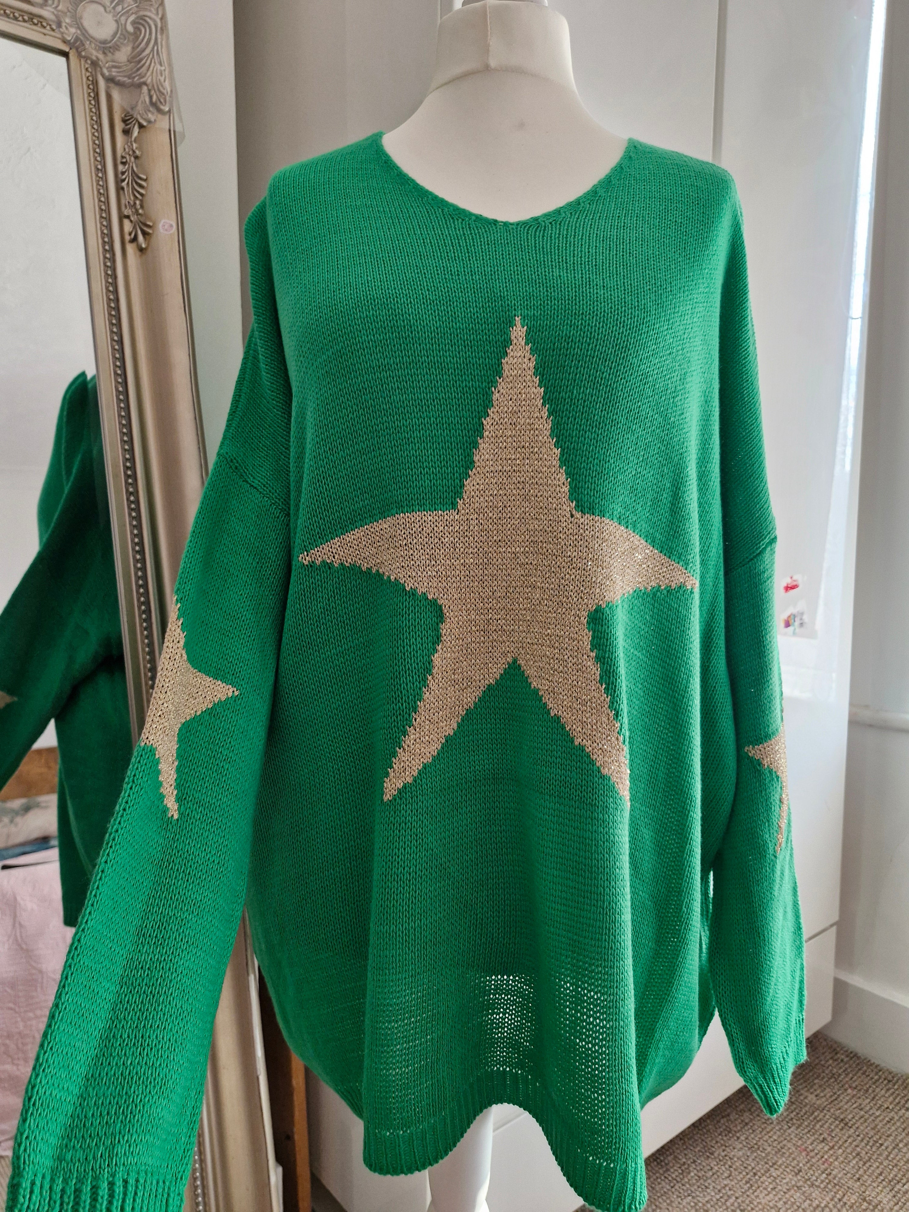Gold star jumper sale