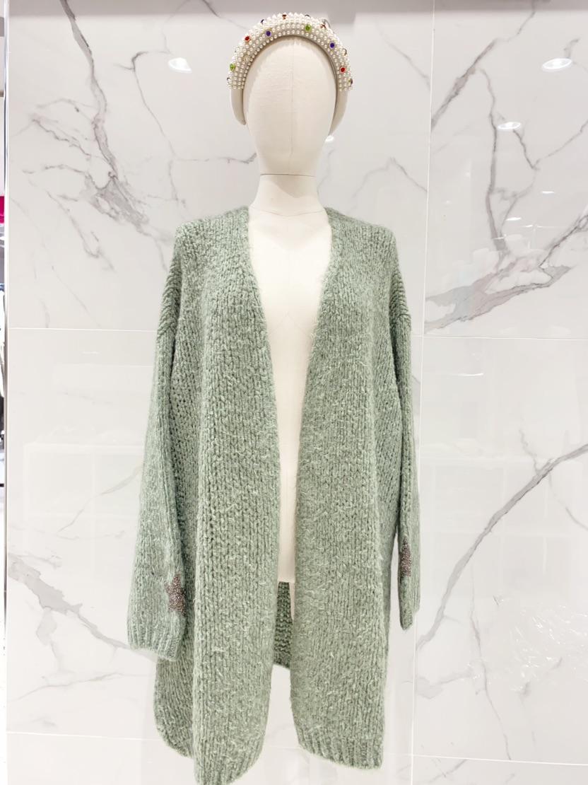 Long deals mohair cardigan